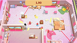 画像ギャラリー No.007のサムネイル画像 / お掃除ロボットを操る対戦アクション「Roombattle」は,ミニゲームも一気に増えて遊び応えも向上