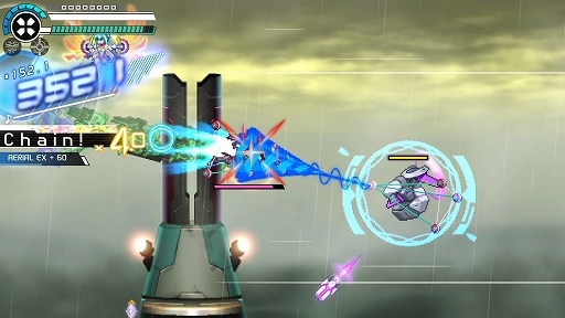 画像ギャラリー No.009のサムネイル画像 / 「蒼き雷霆 ガンヴォルト トライアングル エディション」,大型無償アップデートVer.1.3.0を実施。スピードランモード「CONNECT X」を実装