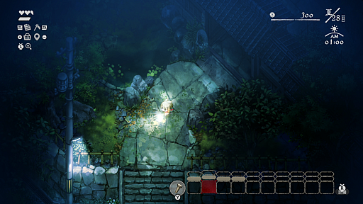 画像ギャラリー No.009のサムネイル画像 / 「夜廻」スタッフの最新作「ほの暮しの庭」,不気味すぎる夜の村の情報を公開。掟を破って深夜の村を探索し,住民たちの秘密に迫る