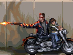 名作映画「ターミネーター2」を2Dドット横スクロールACTで再現。「Terminator 2D: NO FATE」,ゲーム概要を紹介するトレイラーを公開