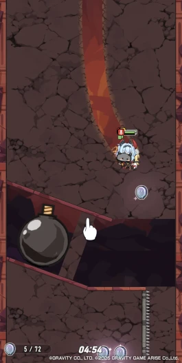 画像ギャラリー No.005のサムネイル画像 / 指一本で遊べるお手軽アクションパズル。本日開始の「スコップヒーロー」は，愛らしいヒーローたちと“穴掘り”が楽しめるスマホRPGだ【PR】