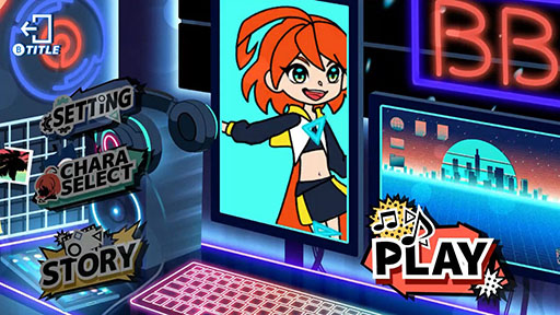 画像ギャラリー No.005のサムネイル画像 / 四分割された画面で,中央に向かって流れてくるノーツを処理していく4面リズムゲーム「Bug!Ban!Break!」,Nintendo Switchで本日発売