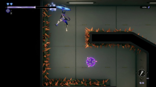 画像ギャラリー No.006のサムネイル画像 / アクションRPG「少女と学園城」は,隔絶された学園をめぐる謎めいたストーリーと,誰でも楽しめる自由な難度設定が魅力のメトロイドヴァニアだ【PR】