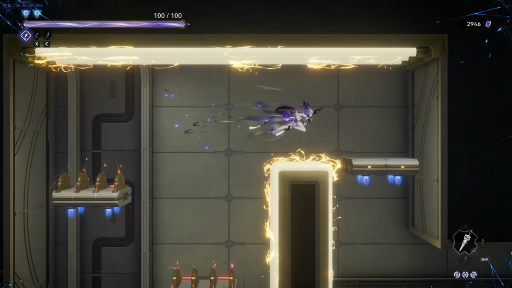 画像ギャラリー No.007のサムネイル画像 / アクションRPG「少女と学園城」は,隔絶された学園をめぐる謎めいたストーリーと,誰でも楽しめる自由な難度設定が魅力のメトロイドヴァニアだ【PR】