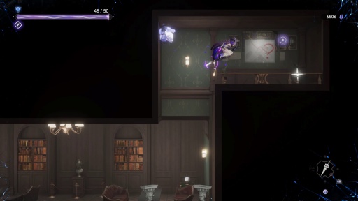 画像ギャラリー No.030のサムネイル画像 / ［プレイレポ］ 広大な学園内を飛び回り，得票率を高めよう。「少女と学園城」は可愛いキャラと不思議な舞台が魅力のメトロイドヴァニアだ