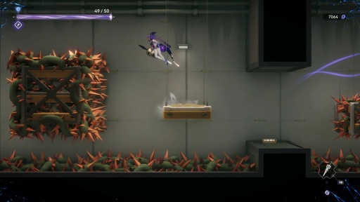 画像ギャラリー No.053のサムネイル画像 / ［プレイレポ］ 広大な学園内を飛び回り，得票率を高めよう。「少女と学園城」は可愛いキャラと不思議な舞台が魅力のメトロイドヴァニアだ