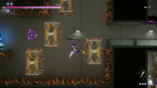 画像ギャラリー No.007のサムネイル画像 / アニメ調メトロイドヴァニア「少女と学園城」,Steamでリリース。攻防一体の戦闘システムやLive2Dで描かれる美少女キャラクターが魅力