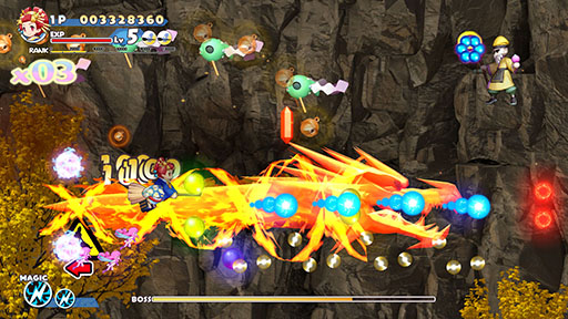 画像ギャラリー No.002のサムネイル画像 / 「コットンロックウィズユー」，8月6日に発売決定。シューティングはもちろん，フルボイスのアドベンチャーパートも楽しめる