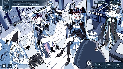 画像ギャラリー No.007のサムネイル画像 / 「存在/しないあなた、と私」の続編「不/存在的逐梦者:银葱之森」,Steamストアページを公開。50万文字,10エンディング以上の戦闘RPGに