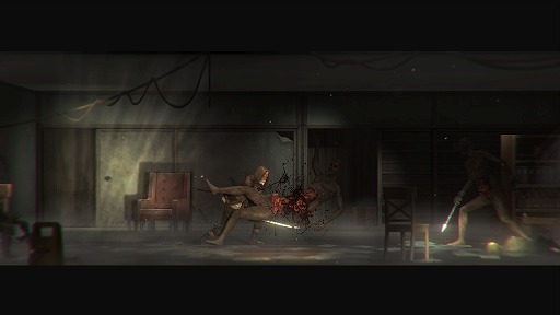 画像ギャラリー No.004のサムネイル画像 / 2.5Dプラットフォーマー「KNIGHTS OF THE FALL」発表。高度成長期の日本を舞台に,エイリアンとの戦いを描いたSFストーリーが展開