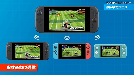 画像ギャラリー No.004のサムネイル画像 / 選ぶラケットでゲームが変わる。「マリオテニス フィーバー」の特徴を紹介する約5分間の紹介映像&公式サイトが公開に