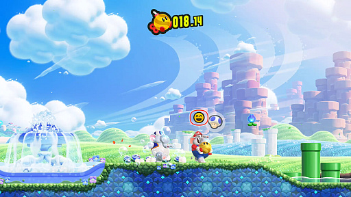 画像ギャラリー No.023のサムネイル画像 / 「スーパーマリオブラザーズ ワンダー Nintendo Switch 2 Edition」の新エリアがアツい！　「みんなでリンリンパーク」でさらなる“ワンダー”を体験