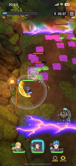 画像ギャラリー No.006のサムネイル画像 / 「ドラゴンクエストスマッシュグロウ」CBTインプレッション。スマホならではの味付けがなされたヴァンサバ系ローグライト