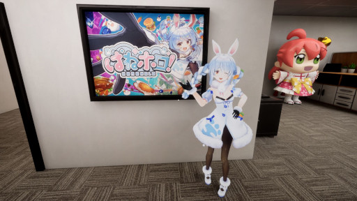 画像ギャラリー No.008のサムネイル画像 / holo Indieのタイトル同士が連携する初の試み。「Holo ADV: SakuraSingularity.exe」と「はねホロ!」がゲーム内コラボを実施