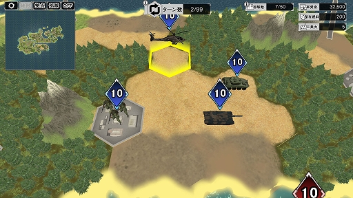 画像ギャラリー No.011のサムネイル画像 / 現代兵器ウォー・シム「大戦略SSB2」本日発売。300種類以上の兵器を収録，高低差による攻防の駆け引きを可能に。シナリオモードも配信開始