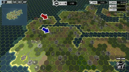 画像ギャラリー No.004のサムネイル画像 / ［プレイレポ］「大戦略SSB2」はどう深化した？ 兵站管理の新システムを搭載し，独特のプレイフィールが楽しめる国産ウォーシムの最新作
