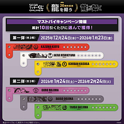 画像ギャラリー No.014のサムネイル画像 / 桐生一馬たちが着用するシャツを再現。「龍が如く」20周年記念くじ第二弾が本日発売