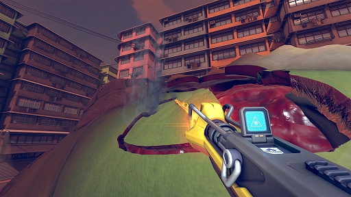 画像ギャラリー No.002のサムネイル画像 / 怪獣襲撃後の“後始末”をするクリーニングシミュレーション「怪獣クリーナー」が発表に。危険な死骸を片付けながら,襲撃の真相を探り出そう