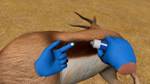 画像ギャラリー No.007のサムネイル画像 / 傷ついた動物を治療するVRゲーム「WILDLIFE DOCTOR」を会場でプレイ。没入感と感情移入を促す工夫が光る意欲作［TGS2025］