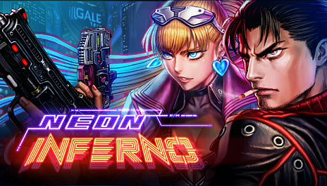 画像ギャラリー No.002のサムネイル画像 / 二つの戦場を同時に戦う2Dアクション「Neon Inferno」(ほぼ日 インディーPick Up!)