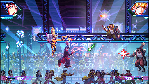 画像ギャラリー No.009のサムネイル画像 / 二つの戦場を同時に戦う2Dアクション「Neon Inferno」(ほぼ日 インディーPick Up!)