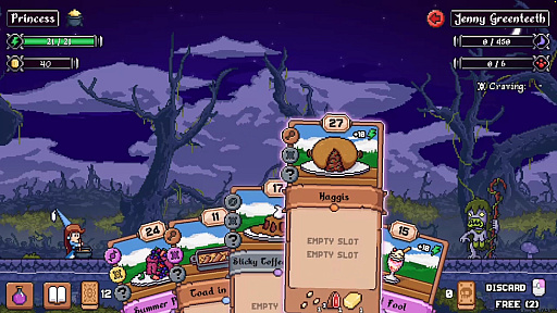 画像ギャラリー No.011のサムネイル画像 / 料理で怪物を満腹にするデッキ構築ローグライト「ハングリー・ホラーズ」（ほぼ日 インディーPick Up！）