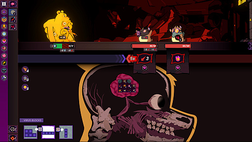 画像ギャラリー No.010のサムネイル画像 / 体内でウイルスとなり暴れ回れ。テトリス×コンボバトルがクセになるローグライト「Winnie's Hole」（ほぼ日 インディーPick Up！）