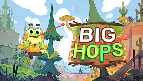 画像ギャラリー No.004のサムネイル画像 / 舌で自由に移動し，キノコやどんぐりで道を作る。カエルが主人公の3Dプラットフォーマー「BIG HOPS」（ほぼ日 インディーPick Up！）