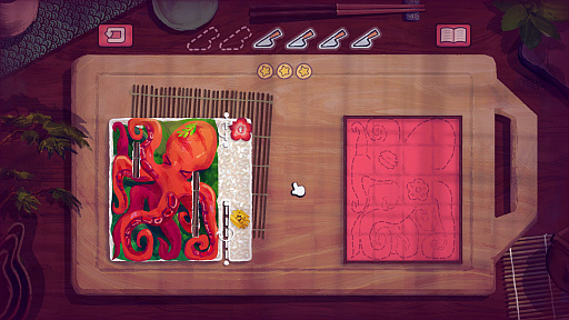 画像ギャラリー No.015のサムネイル画像 / 具材を切って弁当箱にぴったり詰めるパズルゲーム「Bento Blocks」（ほぼ日 インディーPick Up！）