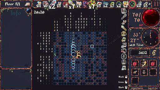 画像ギャラリー No.015のサムネイル画像 / 呪われたダンジョンにノノグラムで挑む「CiniCross」（ほぼ日 インディーPick Up！）