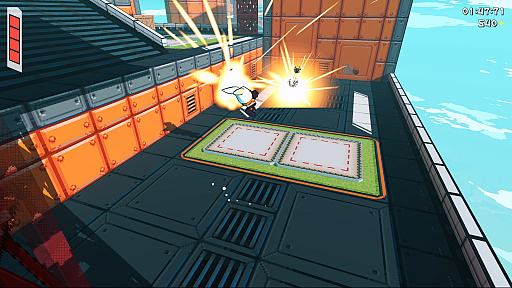 画像ギャラリー No.004のサムネイル画像 / 爆弾を武器にウサギが空の要塞を駆ける3Dアクション「Bombun」（ほぼ日 インディーPick Up！）