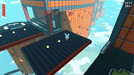 画像ギャラリー No.005のサムネイル画像 / 爆弾を武器にウサギが空の要塞を駆ける3Dアクション「Bombun」（ほぼ日 インディーPick Up！）