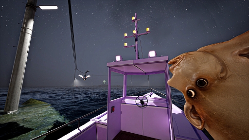 画像ギャラリー No.005のサムネイル画像 / チラズアート新作「UMIGARI | ウミガリ」，Steamで配信開始。奇妙な魚が現れる霧深い海を探索する一人称視点の銛漁ゲーム