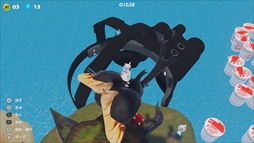 画像ギャラリー No.008のサムネイル画像 / ホロメンのエピソードを元ネタにした足場が登場。ジャンプアクションゲーム「はねホロ!」,10月17日にSteamで配信