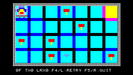 画像ギャラリー No.006のサムネイル画像 / MZ-700で制作されたコマンド入力方式のADV「ロポコ」,PC/Switch向けに本日配信。現代機向けにアレンジし,ゲームパッドでもプレイ可能
