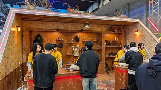 画像ギャラリー No.007のサムネイル画像 / 「パルワールドモバイル」のアトラクションや，「CAFÉ PUBG」のコラボドーナツを楽しんだ。KRAFTONブースの展示をレポート［G-STAR 2025］ 