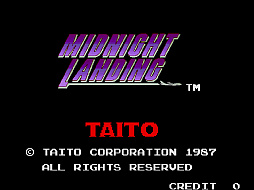 画像ギャラリー No.001のサムネイル画像 / 「ミッドナイトランディング」，アケアカで10月23日配信。夜間に航空機を空港へ着陸させる，1987年にタイトーから発売されたフライトシム