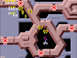 画像ギャラリー No.002のサムネイル画像 / 囚われた同族たちを救い出せ。アーケードアーカイブス版「サイオン」，10月30日に配信。1984年にセイブ開発から発売されたSTG