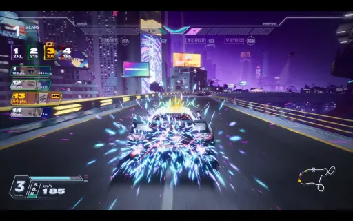 画像ギャラリー No.018のサムネイル画像 / ［プレイレポ］バトル系レースゲーム「Screamer」の最新ビルドを先行体験。個性豊かなキャラたちが潰し合う，未来の非合法レースに参戦せよ