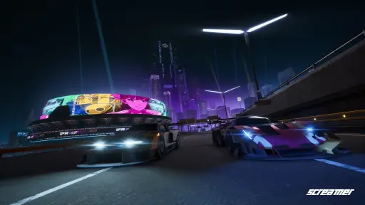 画像ギャラリー No.024のサムネイル画像 / ［プレイレポ］バトル系レースゲーム「Screamer」の最新ビルドを先行体験。個性豊かなキャラたちが潰し合う，未来の非合法レースに参戦せよ