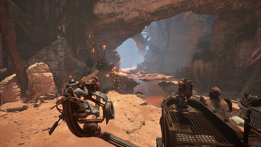 画像ギャラリー No.005のサムネイル画像 / 協力型PvEシューター「Canyons」，ティザートレイラーを公開。巨大クローラーで機械と融合した不気味なクリーチャーやミュータントを一掃