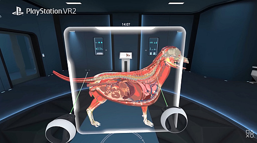 画像ギャラリー No.002のサムネイル画像 / VR解剖学アプリ「Animal Anatomy」，PS VR2とMeta Quest向けにリリース。精細に再現されたモデルで，動物の体をより深く知る