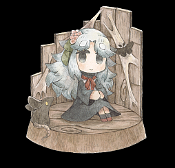 画像ギャラリー No.007のサムネイル画像 / 「シニガミ姫と異書館ノ怪物」,新キャラクター「道化画家の少女/落書き姫」と「ヤギ牧場の少女」の情報を公開