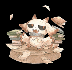 画像ギャラリー No.008のサムネイル画像 / 「シニガミ姫と異書館ノ怪物」,新キャラクター「道化画家の少女/落書き姫」と「ヤギ牧場の少女」の情報を公開