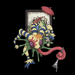 画像ギャラリー No.010のサムネイル画像 / 「シニガミ姫と異書館ノ怪物」，新キャラクター「道化画家の少女／落書き姫」と「ヤギ牧場の少女」の情報を公開