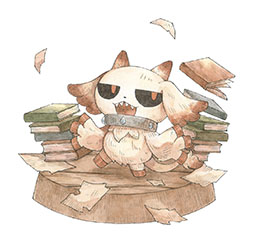 画像ギャラリー No.008のサムネイル画像 / 「シニガミ姫と異書館ノ怪物」,モノとメェルらメインキャラクターが持つ新たな能力が公開に