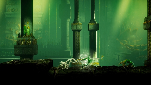 画像ギャラリー No.003のサムネイル画像 / 芸術の模倣者としてプレイするメトロイドヴァニアADV「GRIME II」，4月1日に発売決定。最新トレイラーとデモ版を公開