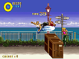 画像ギャラリー No.002のサムネイル画像 / 「アーケードアーカイブス 闘神ブレイザーズ」,11月27日配信。1991年にビデオシステムから発売されたベルトスクロールACT