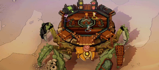 画像ギャラリー No.001のサムネイル画像 / 巨大カニ要塞に乗って砂漠を冒険！ 最大4人プレイ可能な新作アクションアドベンチャー「DuneCrawl」がSteamで本日発売