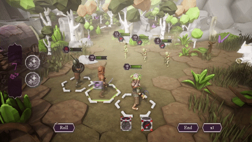画像ギャラリー No.001のサムネイル画像 / 行動はサイコロの出た面で決まるターン制RPG「Sigilfarer」。ポーランド発のボードゲーム風サイコロ構築型ローグライク［WePlay2025］